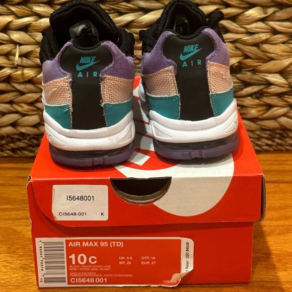 Nike Air Max 95 Td Sneakers Kids sz 10 - Picture 6 of 9